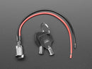 On/Off Round Key Lock - 12mm Diameter