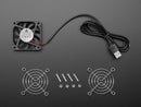 5V Square USB Fan -  6 cm