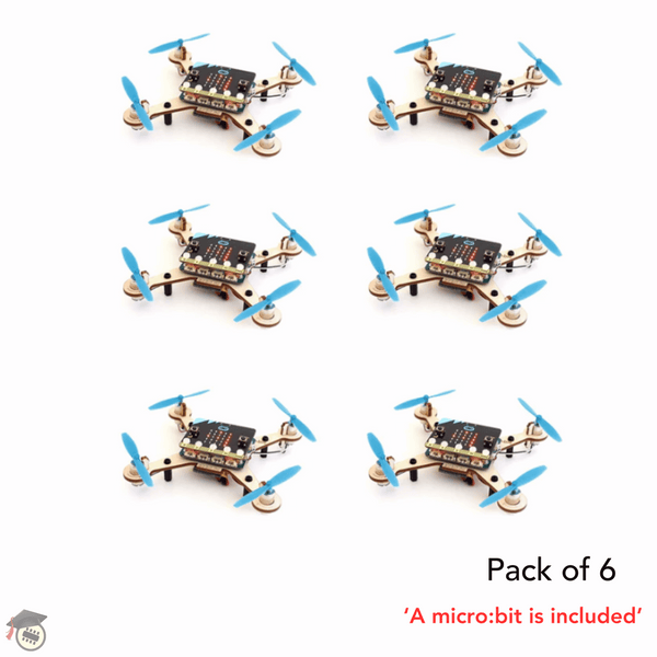 Air:bit 2 Drone with micro:bit - Classroom Kit - 6 Pack