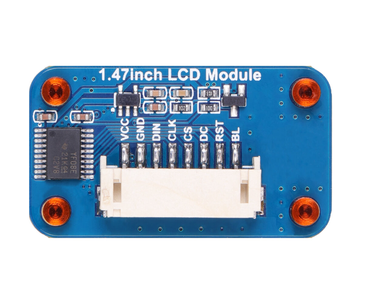 1.47inch LCD Display Module, Rounded Corners