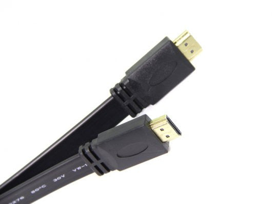 Flat HDMI Male to Male Cable  1M,Support 3D For HDTV computer & tablets cable - Buy - Pakronics®- STEM Educational kit supplier Australia- coding - robotics