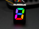 RGB 7-Segment Digit - 1\" Tall Digit