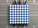 Small 1.2\" 8x8 Ultra Bright White LED Matrix