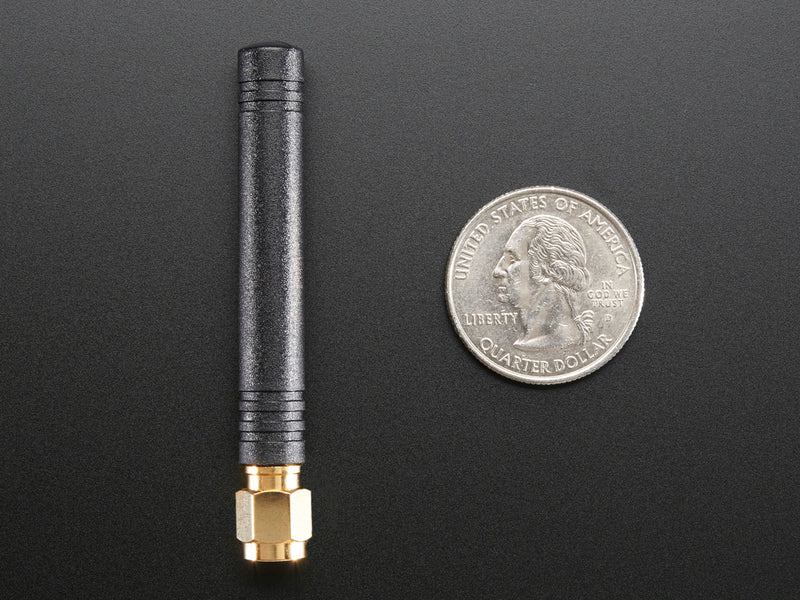 Mini GSM/Cellular Quad-Band Antenna - 2dBi SMA Plug