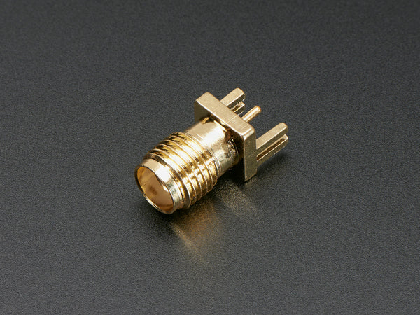 Edge-Launch SMA Connector for 0.8mm / 0.031\" Slim PCBs