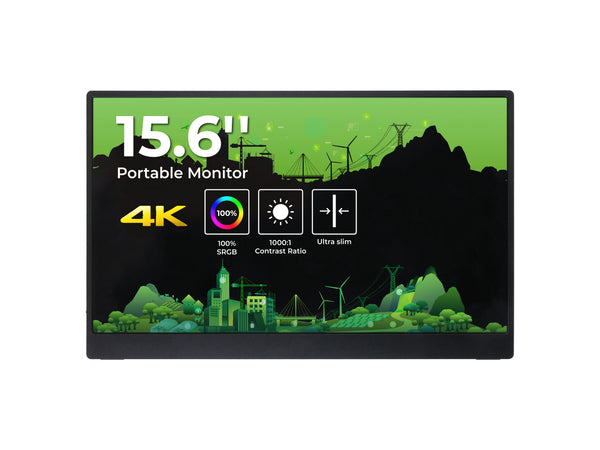 15.6inch Monitor - 4K, IPS, 16:9, HDR, Backlight, audio output