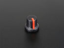 Potentiometer Knob - Soft Touch T18 - Red
