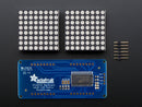 16x8 1.2\" LED Matrix + Backpack-Ultra Bright Round Orange LEDs
