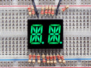 Dual Alphanumeric Display - Green 0.54\" Digit Height - Pack of 2