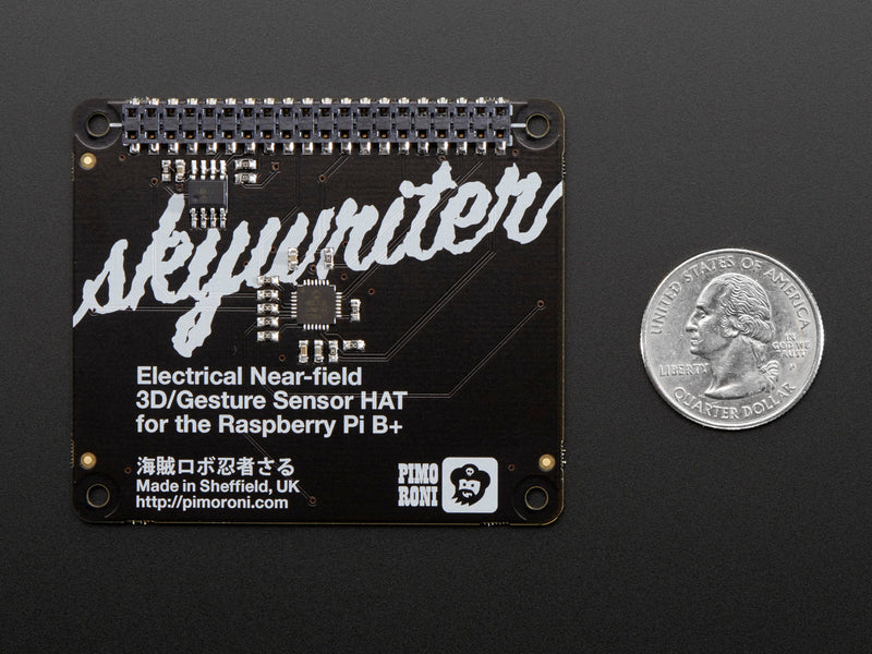 Pimoroni Skywriter HAT - 3D Gesture Sensor for Raspberry Pi
