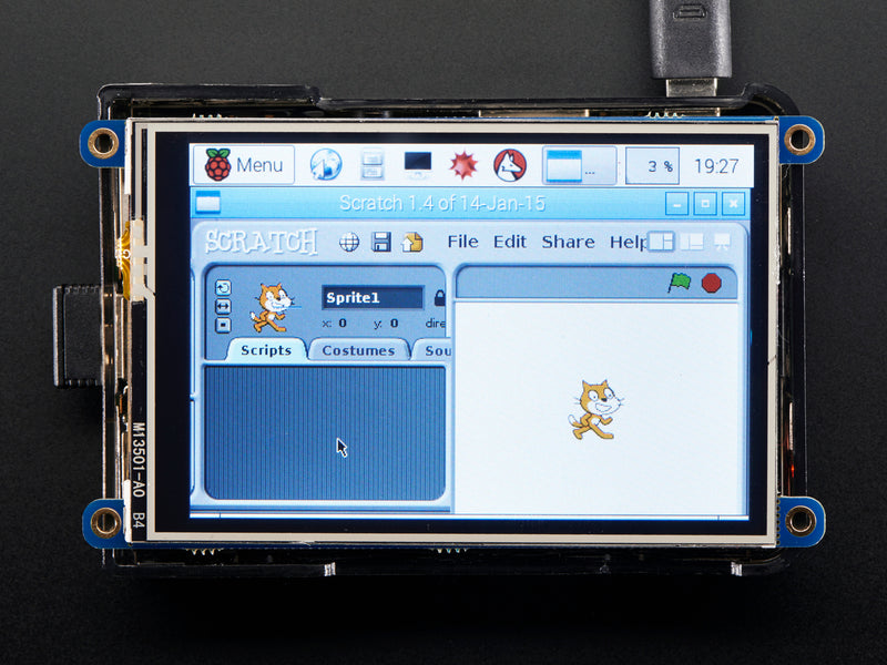 PiTFT Plus 480x320 3.5\" TFT+Touchscreen for Raspberry Pi