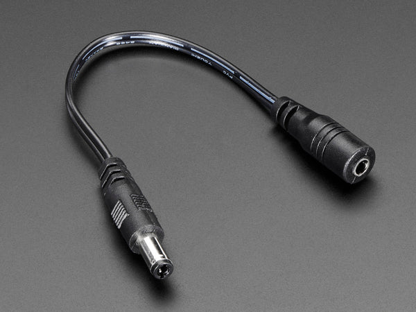 3.8 / 1.3mm or 3.5 / 1.1mm to 5.5 / 2.1mm DC Jack Adapter Cable