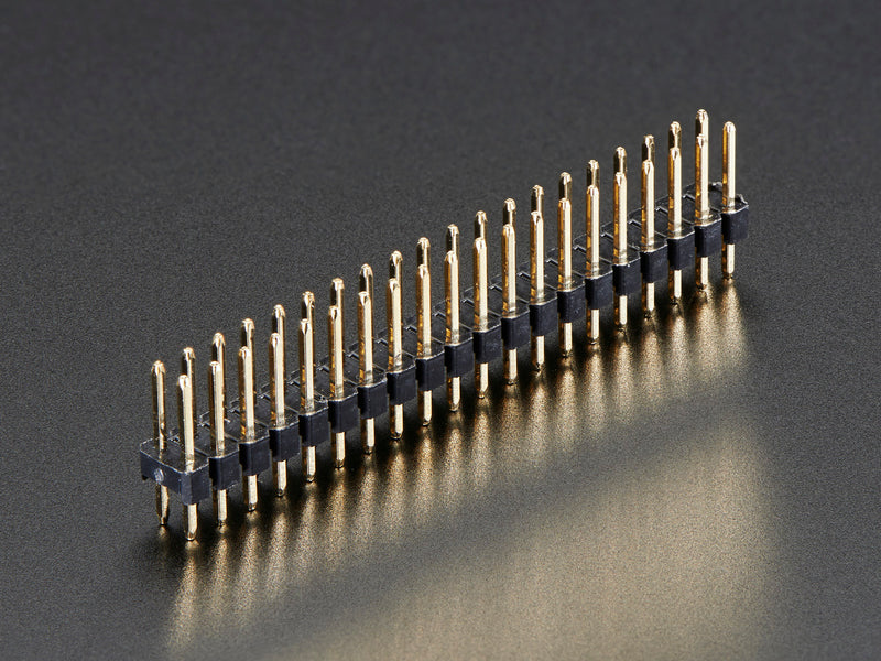 Break-away 0.1\" 2x20-pin Strip Dual Male Header