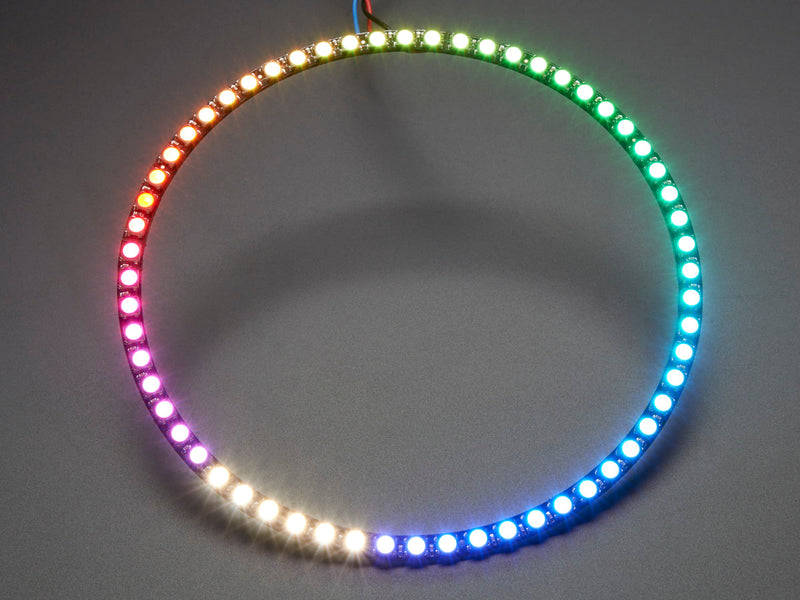 NeoPixel 1/4 60 Ring - 5050 RGBW LED w/ Integrated Drivers