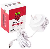 Raspberry Pi 4 Model B Official Power Supply Unit - White - Buy - Pakronics®- STEM Educational kit supplier Australia- coding - robotics