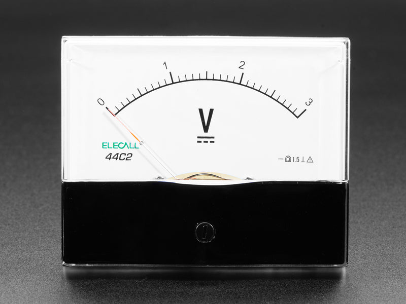 Large 3V Analog Panel Meter