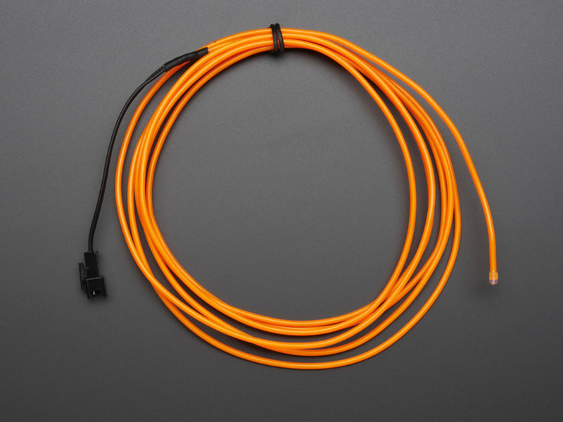High Brightness Orange Electroluminescent (EL) Wire - 2.5 meters