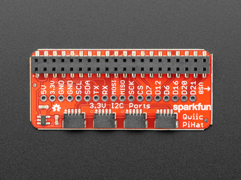 SparkFun Qwiic / STEMMA QT HAT for Raspberry Pi