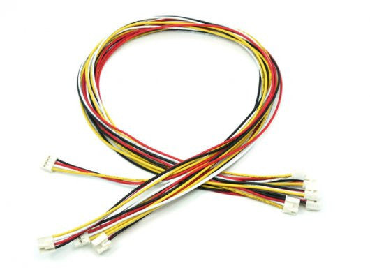 Grove - Universal 4 Pin Buckled 40cm Cable (5 PCs Pack) - Buy - Pakronics®- STEM Educational kit supplier Australia- coding - robotics