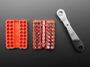 Right Angle Ratchet Screwdriver and 33 Piece Tool Bit Set