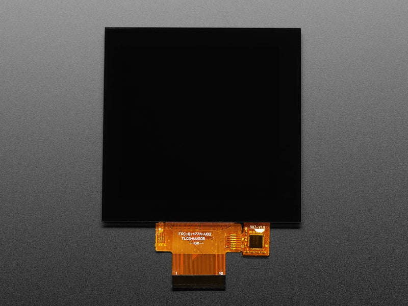 Square RGB 666 TTL TFT Display - 3.4" with Touchscreen