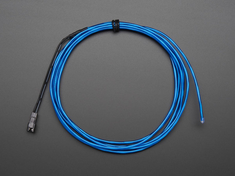 EL wire starter pack - Blue 2.5 meter (8.2 ft)