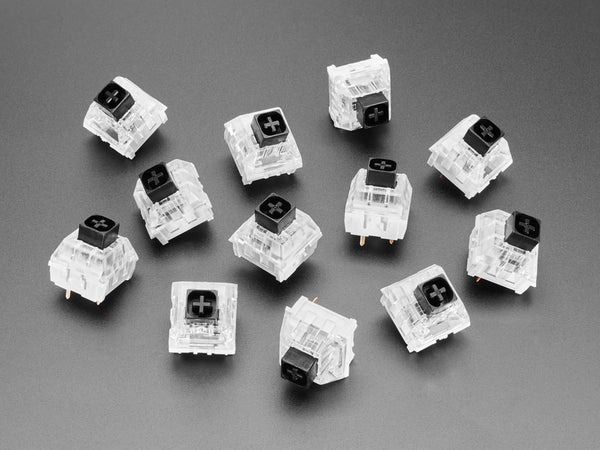 Kailh Mechanical Key Switches - Linear Black - 12 pack