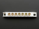 Power Distribution Bus - 7 x 6mm diameter solid brass