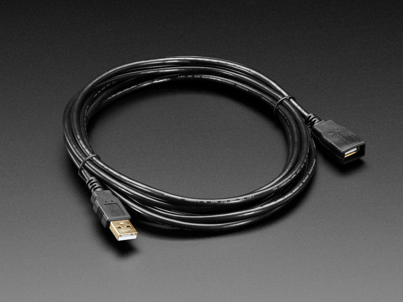 USB Extension Cable - 3 meters / 10 ft long