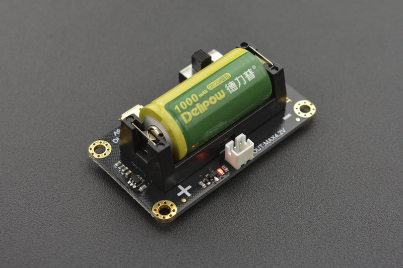 CR123A Li-ion Battery Holder(V1.0) - Buy - Pakronics®- STEM Educational kit supplier Australia- coding - robotics