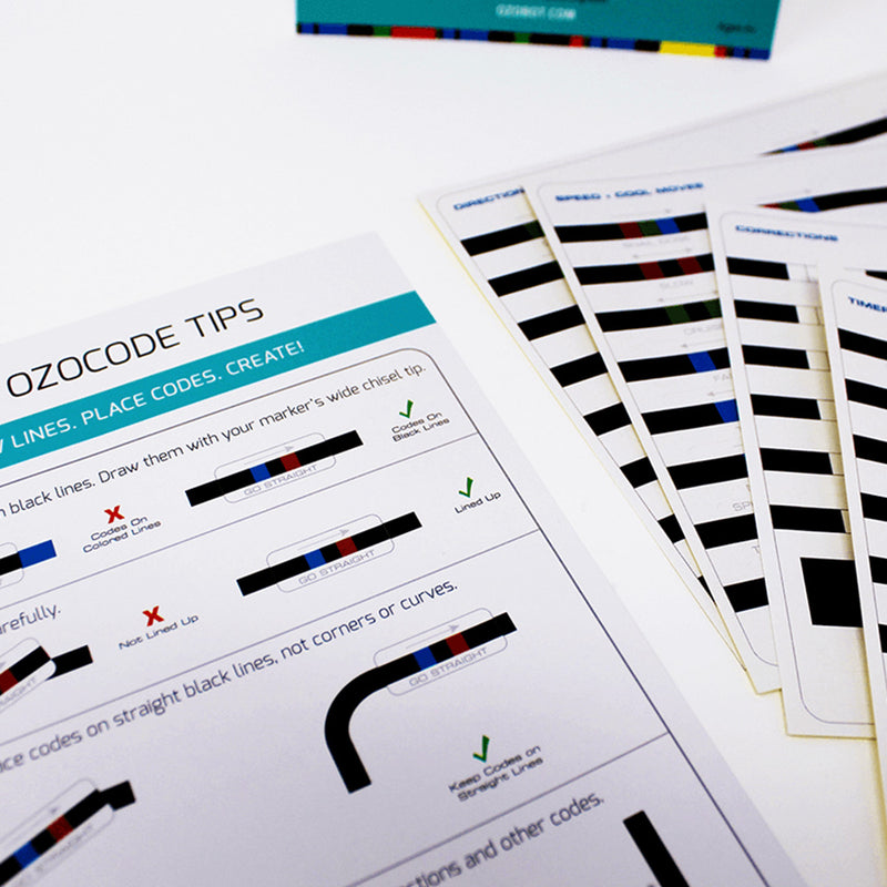 Ozobot Color Code Stickers - Buy - Pakronics®- STEM Educational kit supplier Australia- coding - robotics