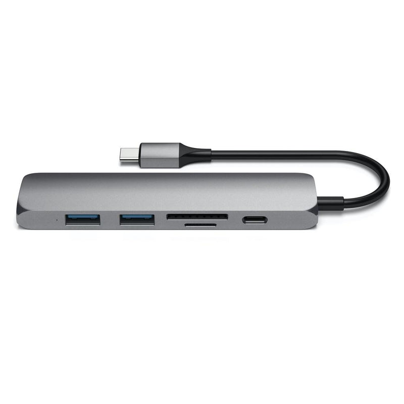 Satechi Slim USB-C MultiPort Adapter Version 2 - Space Grey - Buy - Pakronics®- STEM Educational kit supplier Australia- coding - robotics