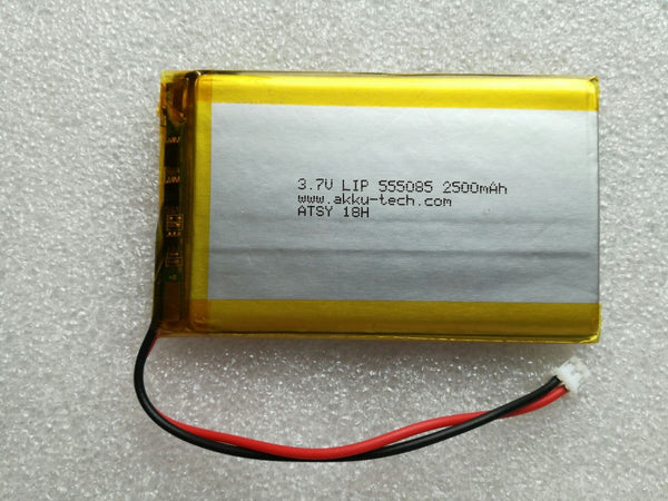 Lithium Ion Polymer Battery 3.7v 2500mA with JST connector - Buy - Pakronics®- STEM Educational kit supplier Australia- coding - robotics