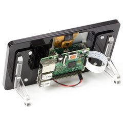Pi 7" touchscreen display frame - Noir - Buy - Pakronics®- STEM Educational kit supplier Australia- coding - robotics