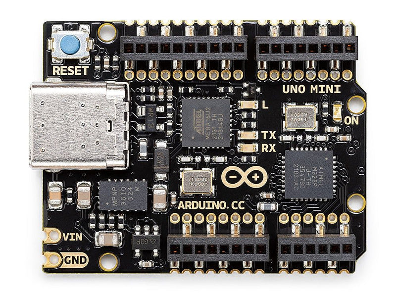 Arduino UNO Mini Limited Edition - luxury with unique serial number on PCB - Type-C connector