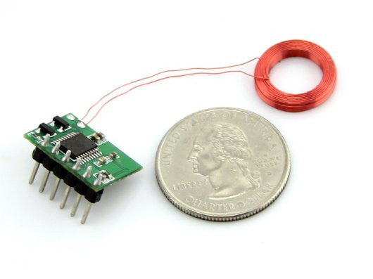 Mini 125Khz RFID Module - Pre-Soldered Antenna (35mm Reading Distance) - Buy - Pakronics®- STEM Educational kit supplier Australia- coding - robotics