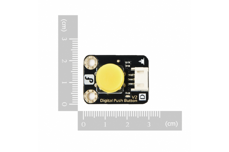 Gravity:Digital Push Button (Yellow) - Buy - Pakronics®- STEM Educational kit supplier Australia- coding - robotics