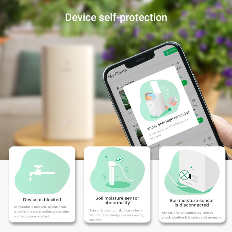 GrowCube-Plant Self Watering System Garden Smart Watering System