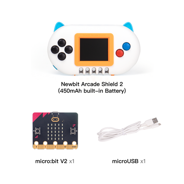 KittenBot Newbit Arcade Shield Expansion Board with Micro:bit V2