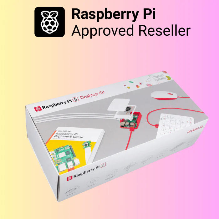 Raspberry Pi 5 Desktop Kit 8GB with Monitor (Red/White)