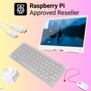 Pakronics® Raspberry Pi® 500 Desktop Kit with Monitor (Red/White)