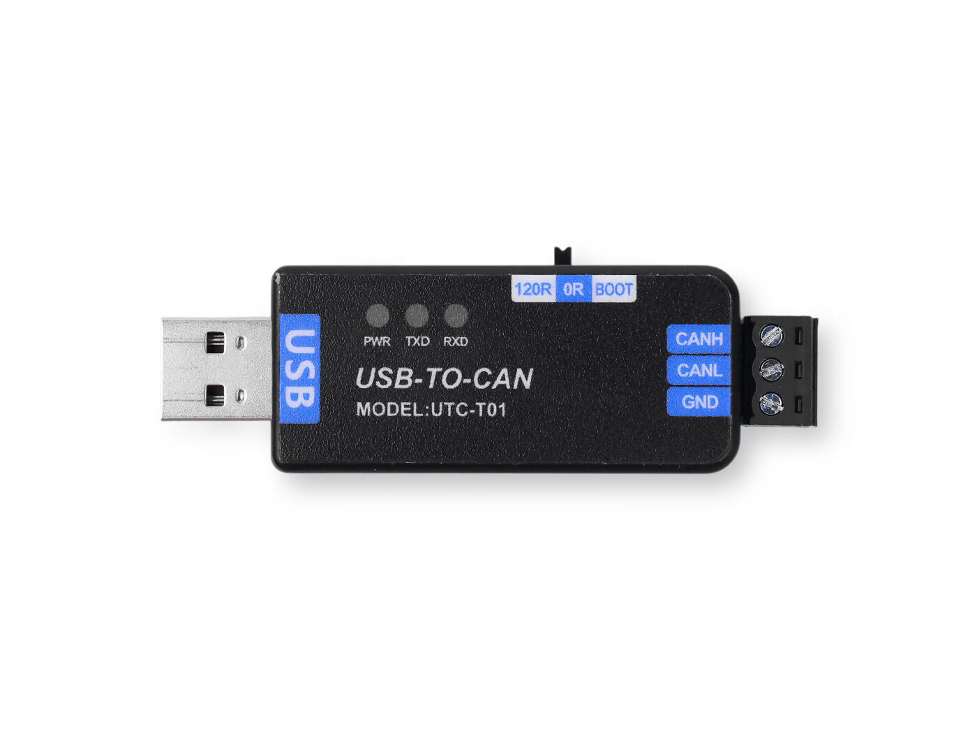 Buy UTC-T01 Industrial USB-to-CAN Adapter (PCAN/CANable Compatible ...