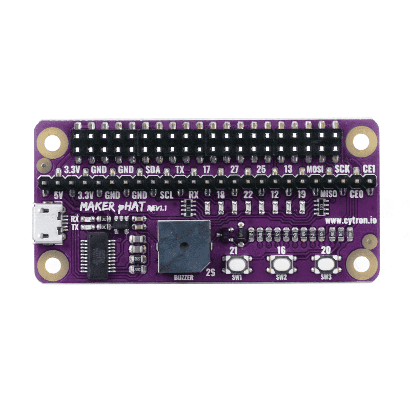 Maker pHAT: Simplifying Raspberry Pi for Education