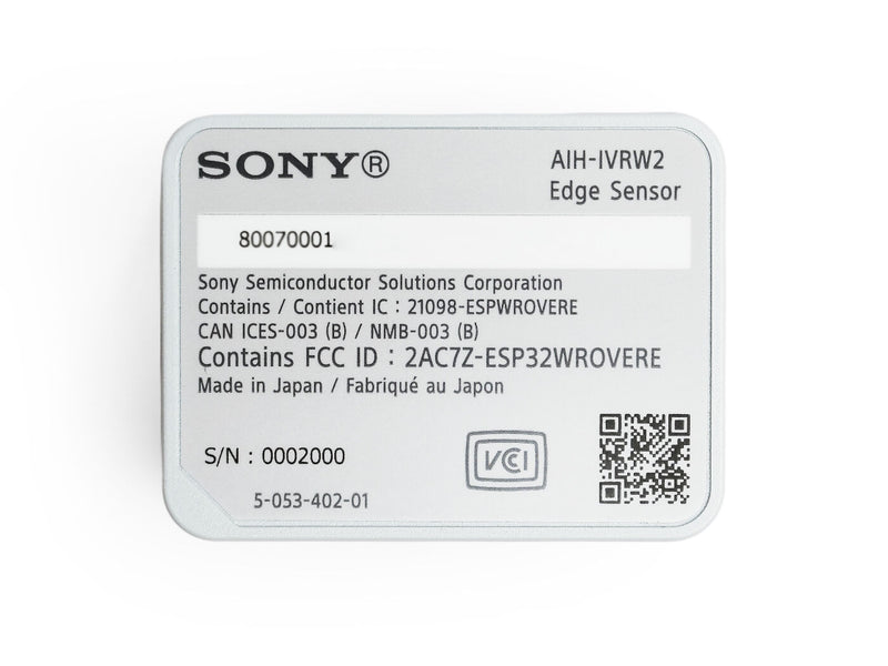 SONY AIH-IVRW2 Camera - Edge Device with IMX500, China Version