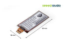 2.9\" Flexible Monochrome eInk / ePaper Display with 296x128 Pixels, SPI interface, Support XIAO/Arduino/STM32