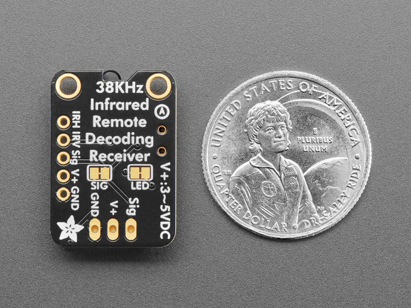 Adafruit Infrared IR Remote Receiver - STEMMA JST PH 2mm