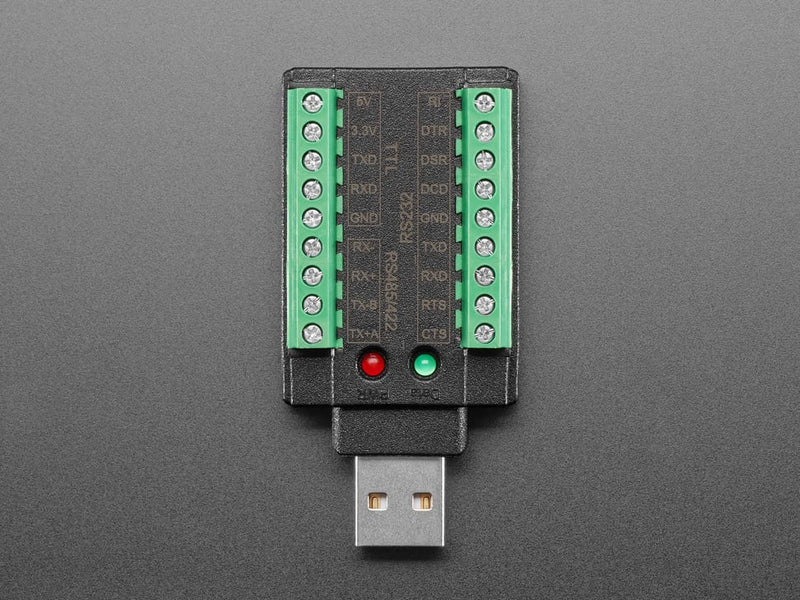 USB to Multi-Protocol Serial Adapter: RS-232 / TTL UART / RS-485