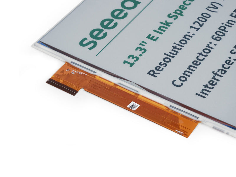 13.3\" spectra™ 6 E-Ink / ePaper Display with 1200x1600 Pixels, SPI interface, Support XIAO/Arduino