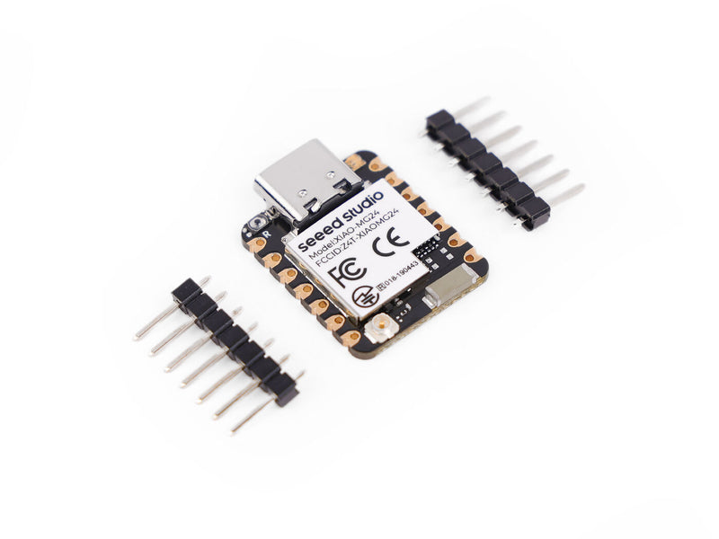 XIAO MG24 - Silicon Labs EFR32MG24, Matter® Native over Thread/BLE 5.3, Arduino Compatible, 1.95μA Ultra-Low-Power, On-Board Antenna, 19 GPIOs