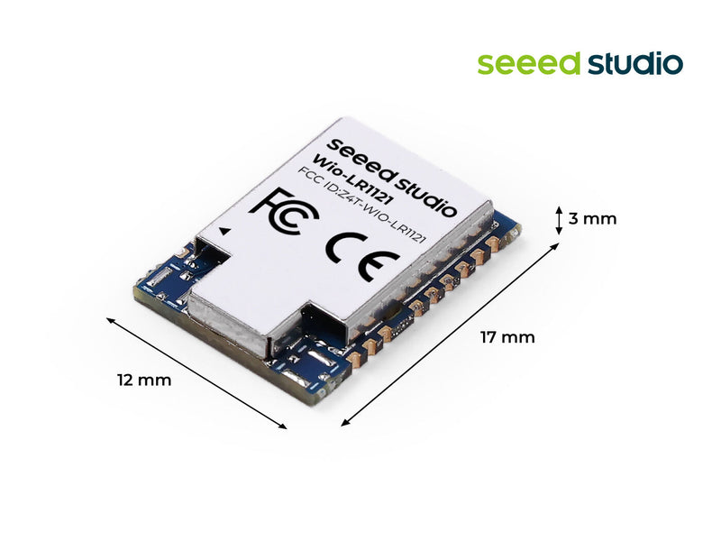 Wio-LR1121 Wireless Module with IPEX (Bulk), LR1121 embedded, supports sub-GHz, 2.4GHz ISM, and 2.1GHz satellite S-band